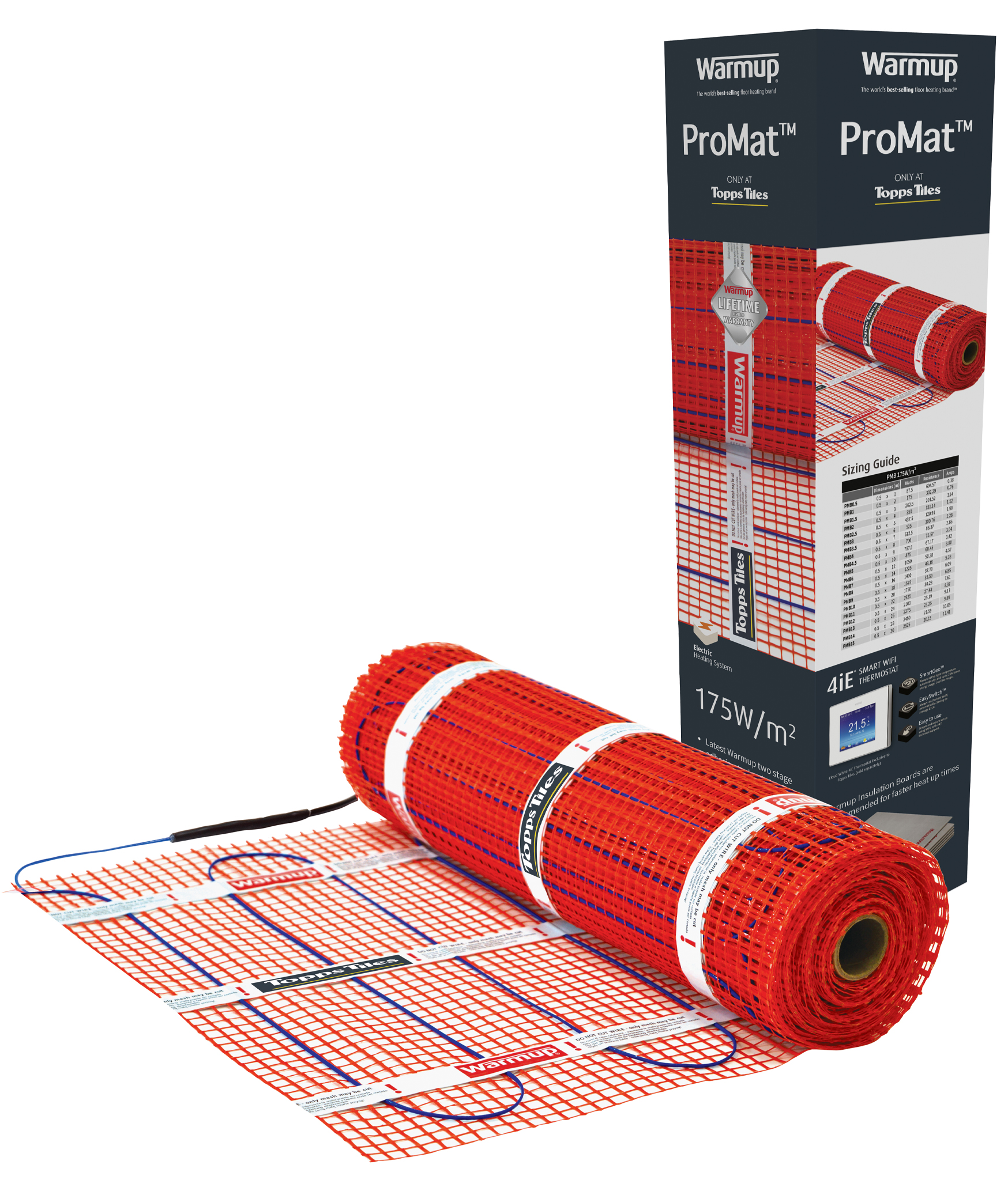 Warmup Promat 175w 1 5m Topps Tiles